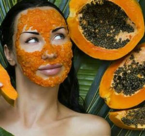 Papaya face pack-Homemade Face pack for glowing skin 