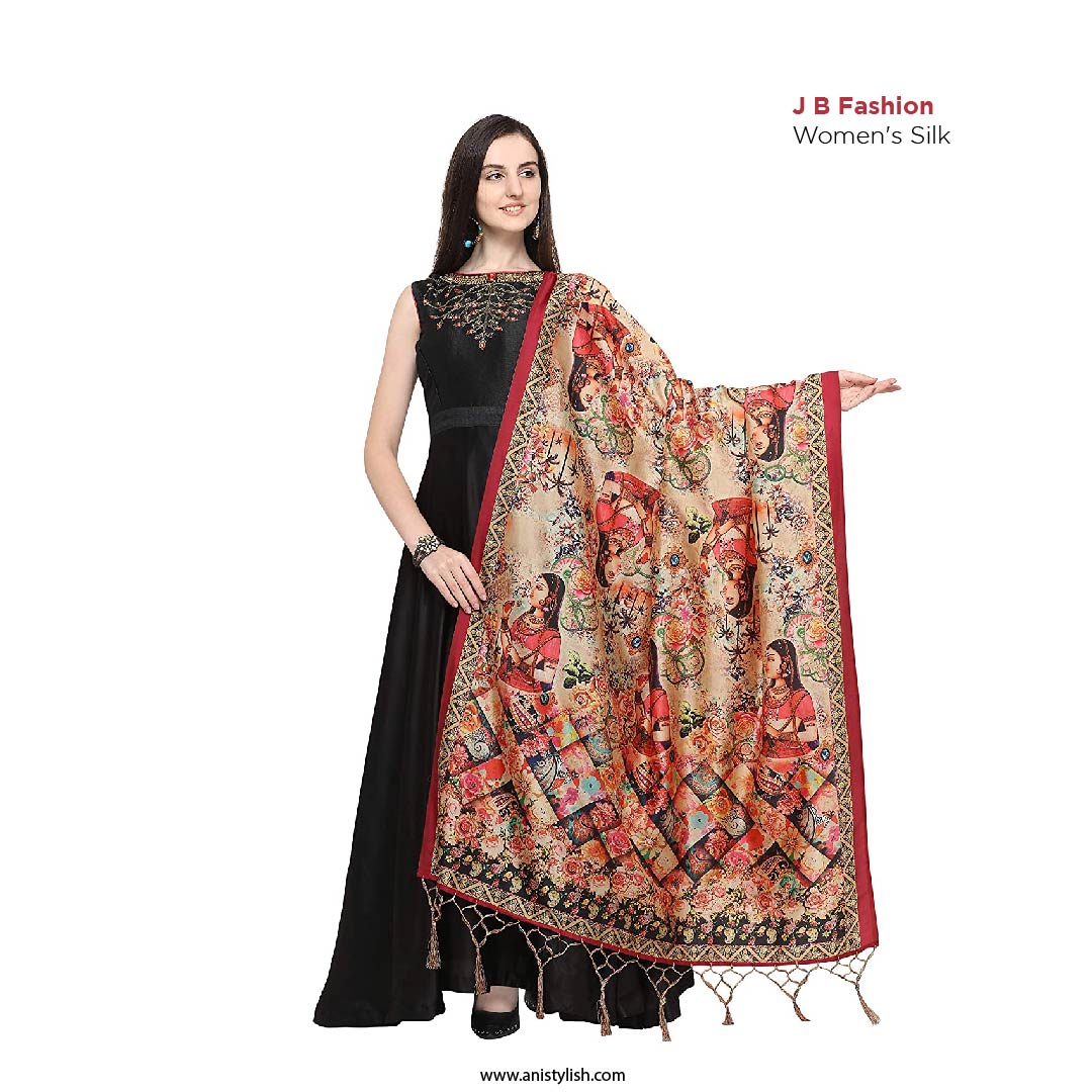 Jaipuri print - Designer Dupatta online @ Best Price