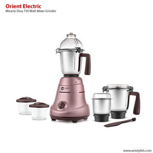 Orient Electric Miracle Diva 750 Watt Mixer Grinder - Top 8 best juicer mixer grinder in India