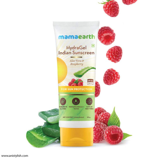 Mamaearth HydraGel Indian Sunscreen SPF 50-Which sunscreen is best for oily skin