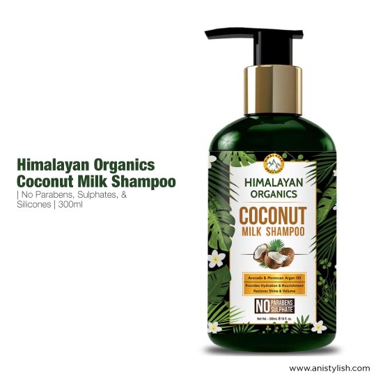 Himalayan Organics Coconut Milk Shampoo-Best shampoo for hair care in monsoon review with @ Best price in India