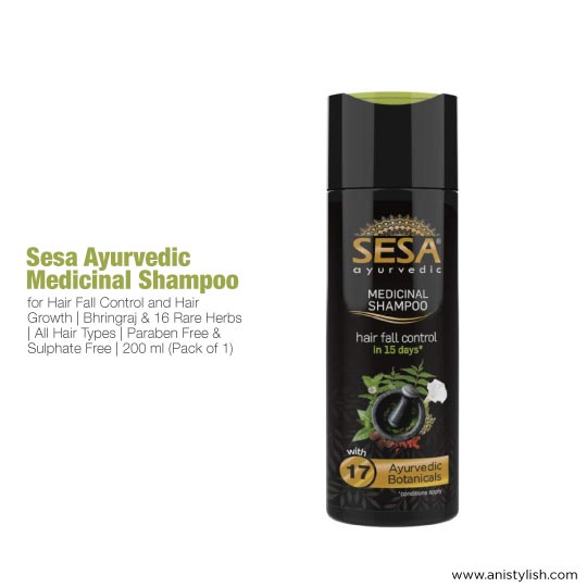 Sesa Ayurvedic Medicinal Shampoo-Best shampoo for hair care in monsoon review with @ Best price in India