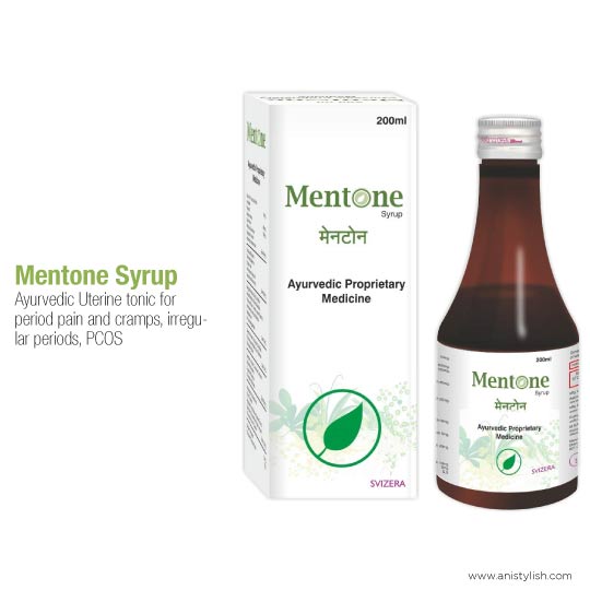 Mentone Syrup Ayurvedic Uterine tonic-Best syrup for periods problem (in Hindi) @ Best price in India