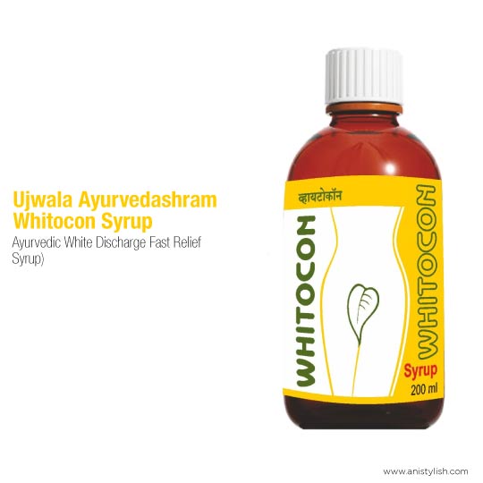 Ujwala Ayurvedashram Whitocon Syrup -Best syrup for periods problem (in Hindi) @ Best price in India