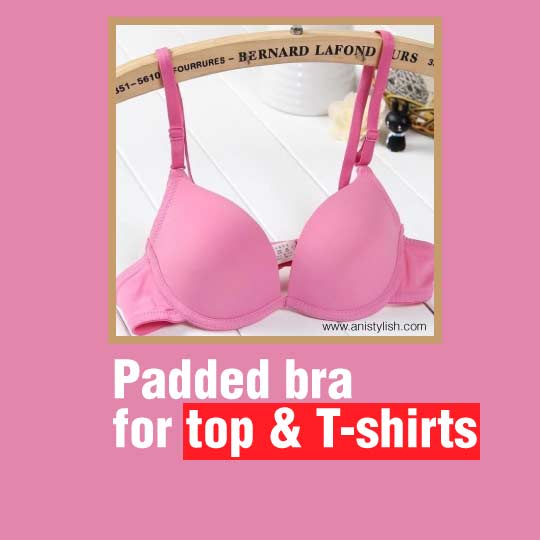 Padded bra for top and T-shirts-Different types of bra for different clothes with name in Hindi