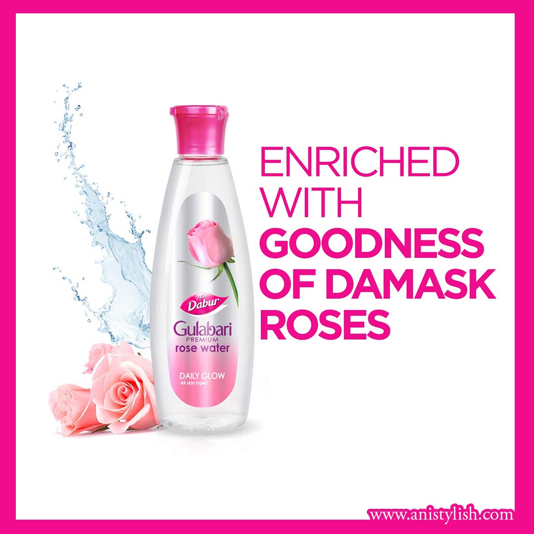 Dabur Gulabari Premium Rose Water-Best skin care tips for summer & Products