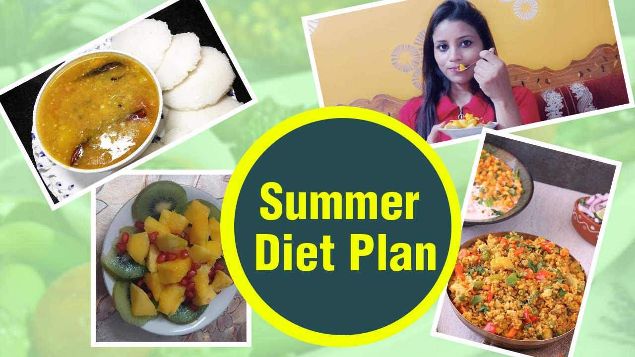 Summer Diet Plan for glowing and hydrated skin weight loss