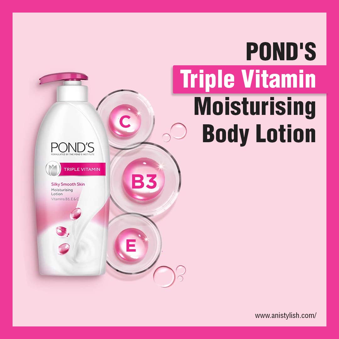 POND'S Triple Vitamin Moisturising Body Lotion-The best body lotion for winter in India