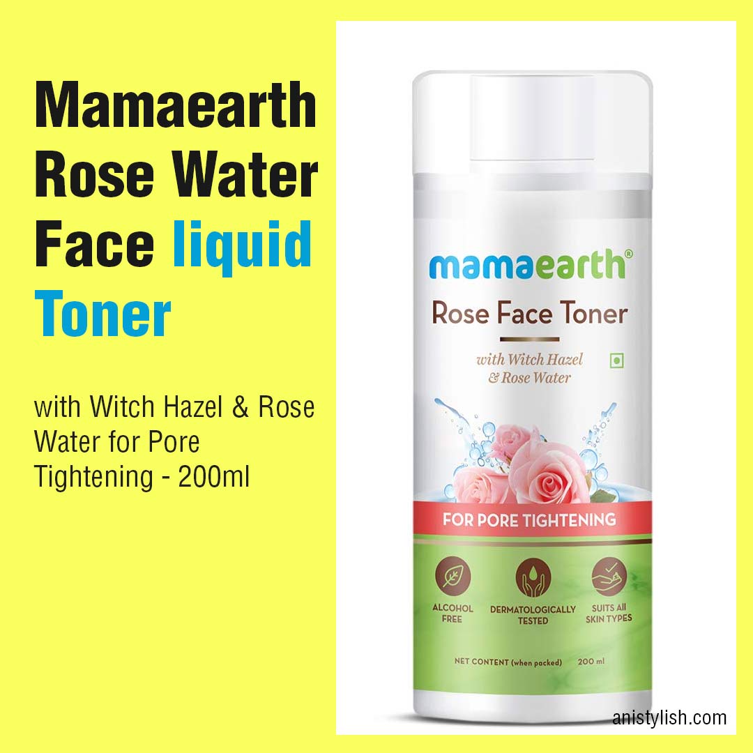 Mamaearth Rose Water Face liquid Toner-Best Rose Water for face in India