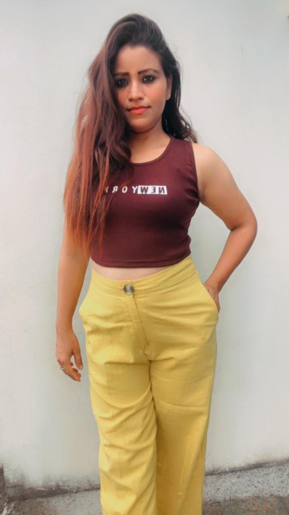 Brown crop top 1-Meesho online tops for women shopping