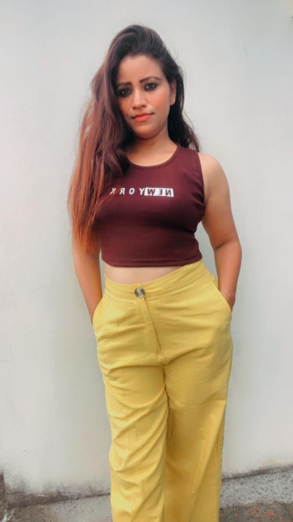 Brown crop top 2-Meesho online tops for women shopping