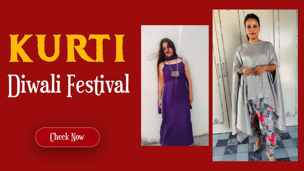 Best kurti for diwali festival with image